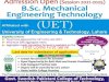 Admission B.SC MECHANICAL ENGINEERING TECHNOLOGY AT GSPCT GUJRAT CAMPUS