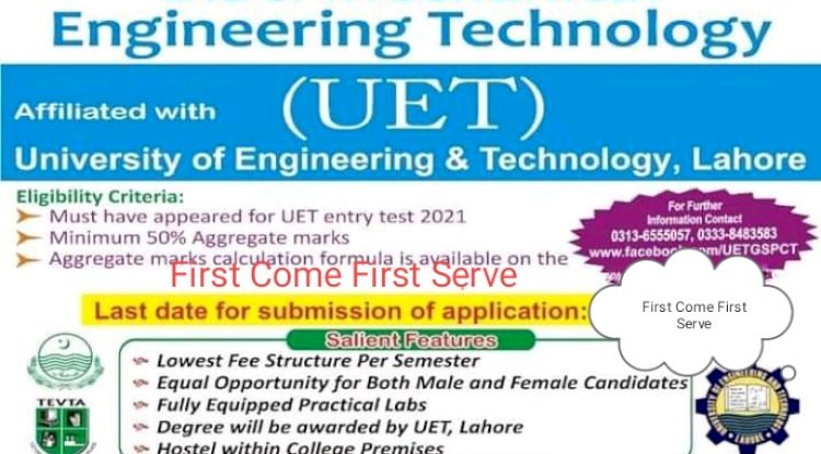 Admission B.SC MECHANICAL ENGINEERING TECHNOLOGY AT GSPCT GUJRAT CAMPUS